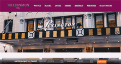 Desktop Screenshot of lexingtonhotelnyc.com